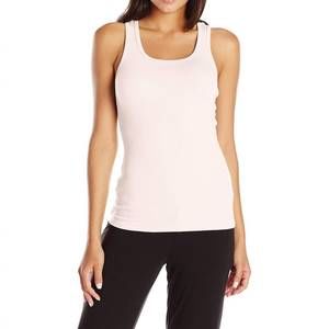 NEW PJ HARLOW charlie rib racerback tank in blush